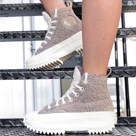 Converse Run Star Hike Sherpa Platform Vapor Mauve PRICE FIRM - Picture 3 of 16